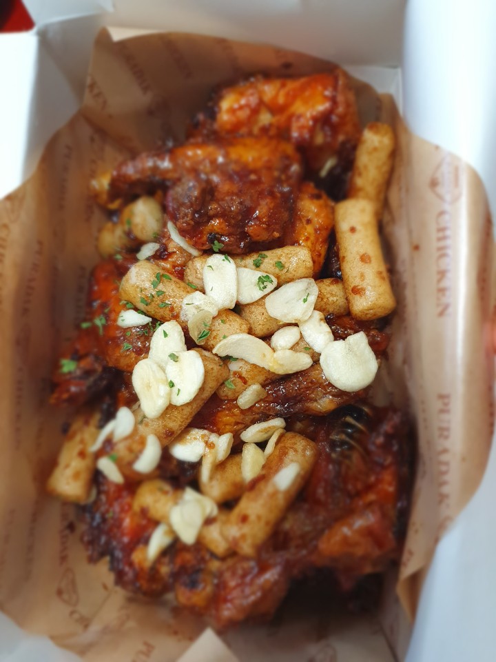  푸라닭 블랙알리오 맛리뷰