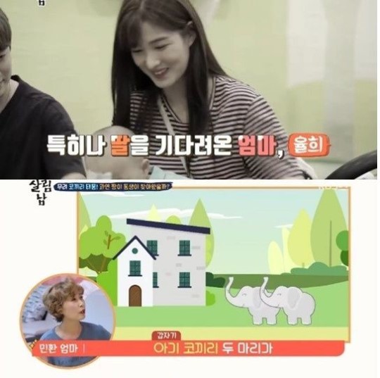 '살림남' 최민환율희, "둘째 태몽은 아기 코끼리" '살림남' 최민환율희, "둘째 태몽은 아기 코끼리"