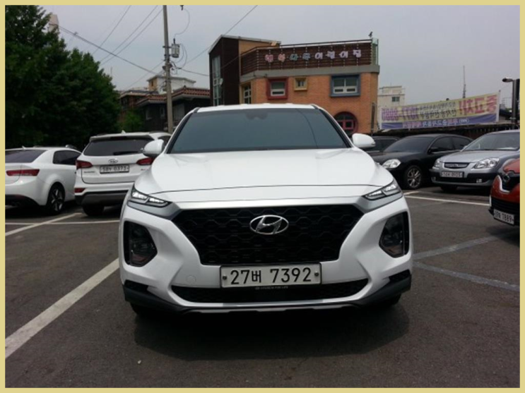  2019 [현대] 싼타페TM 디젤 2.0 2WD 흰색 1160만원