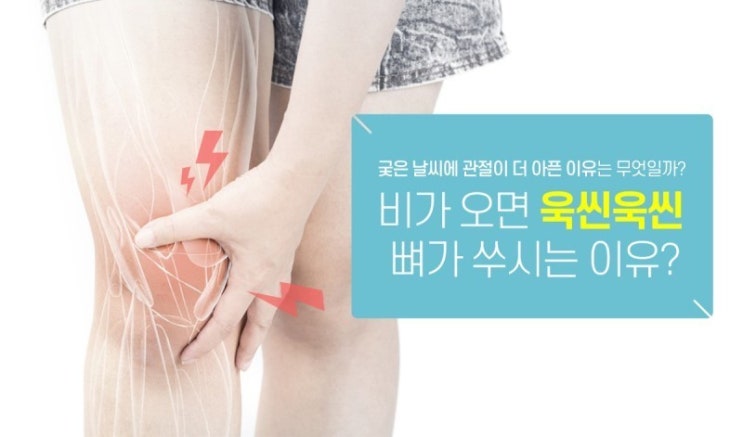  비가 오면 욱씬욱씬 뼈가 쑤시는 이유?