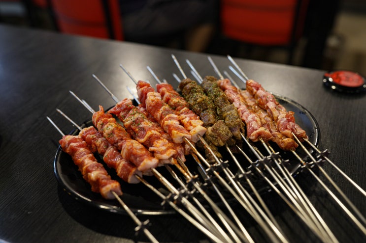  인덕원양꼬치 맛집! 구어봐양꼬치에서 고기파티 칭타오 한잔 :D