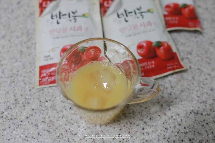  우체국쇼핑, 무주 반딧불 사과즙 후기