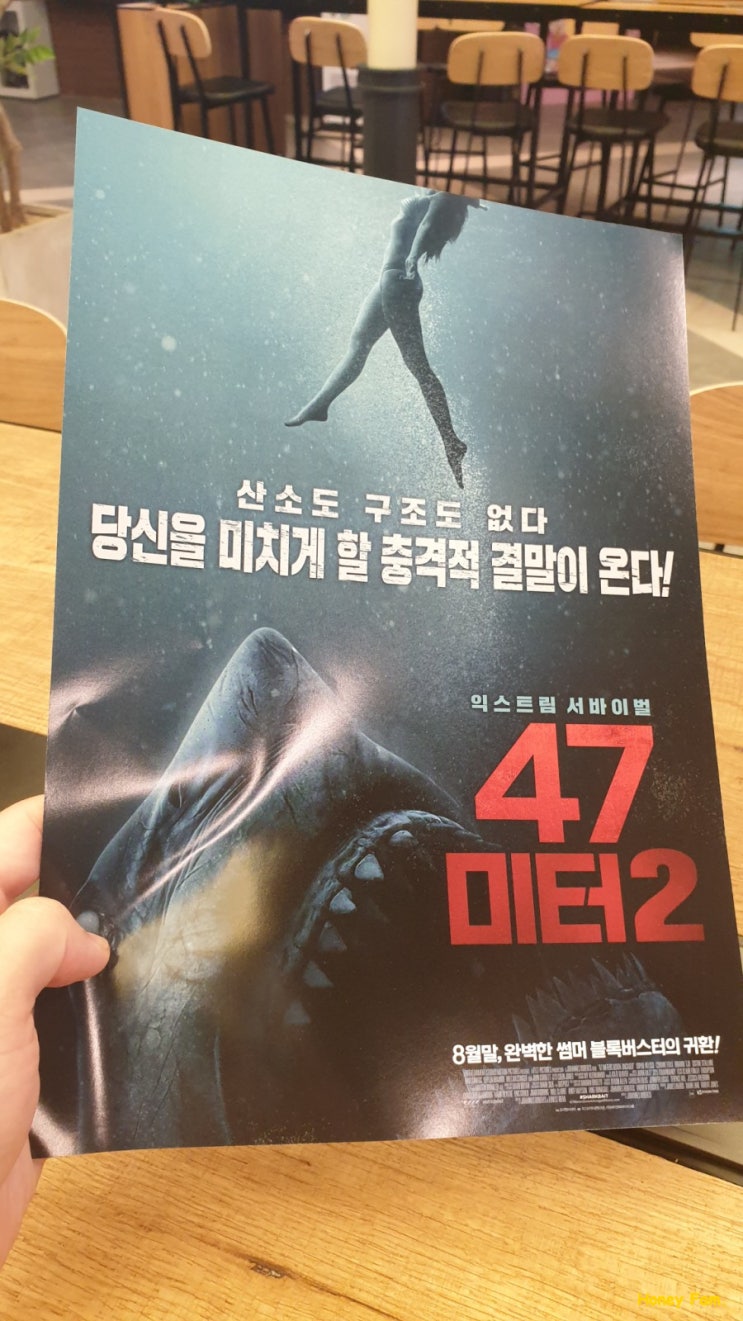  새벽 등촌CGV 혼영 <47미터2 > 후기