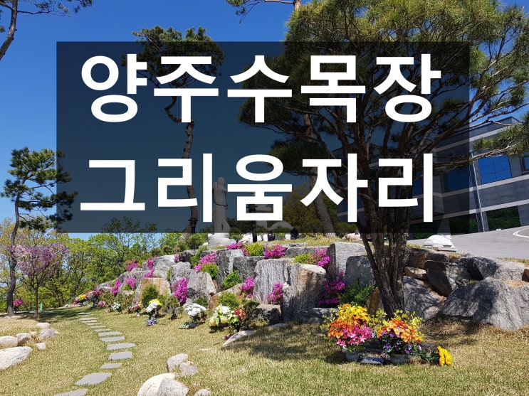  양주수목장 모실수 있는 자리가 부족합니다!