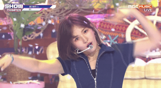  190828 MBC 뮤직 쇼 챔피언(SHOW CHAMPION) 레드벨벳(아이린,슬기,웬디,조이,예리) 음파음파 무대+셀프 인터뷰+엔딩 움짤