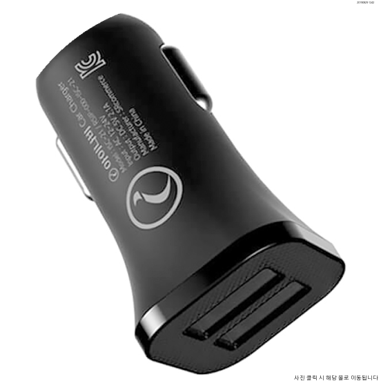 [6,950원] 아이나비 차량용 충전기 USB 2PORT, ISC-21U, 블랙