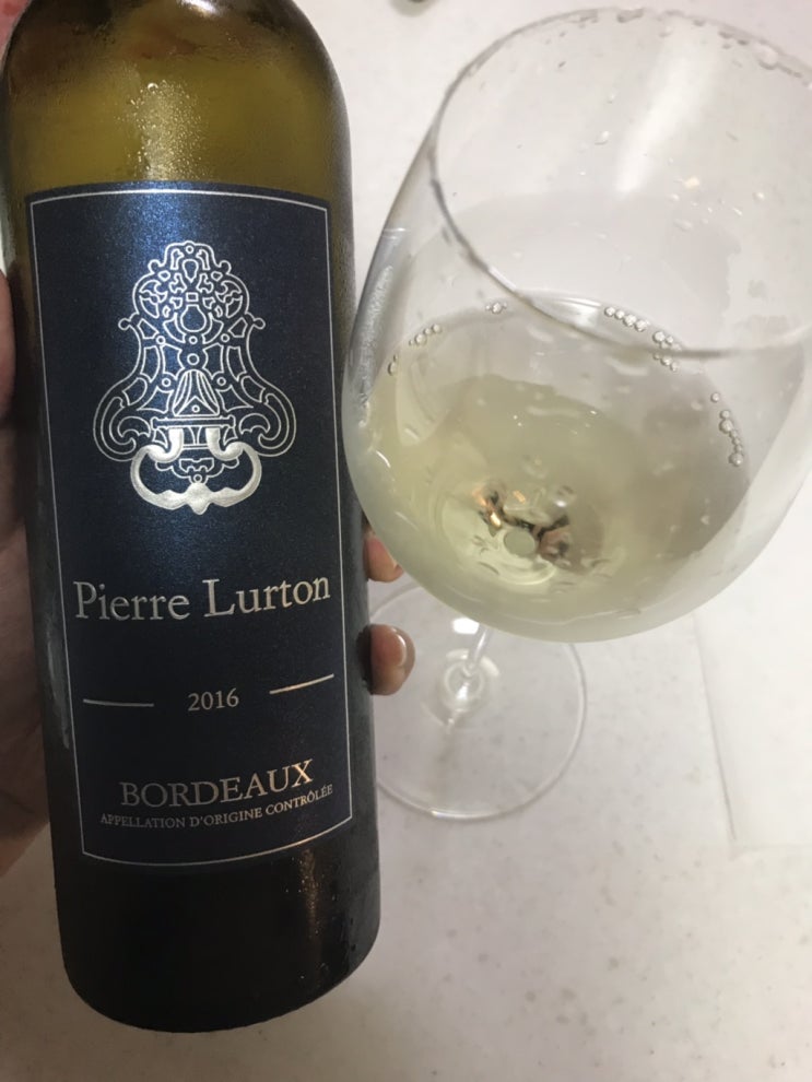 피에르 뤼통 보르도 블랑 2016, Pierre Lurton Bordeaux Blanc 2016