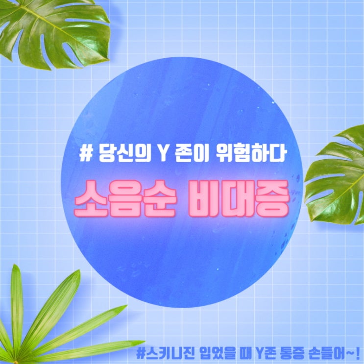  소음순비대증 Y존 통증으로 고민될 때 !!