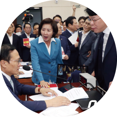  정개특위, 선거법 개정안  통과하다. 그야말로 도떼기 시장