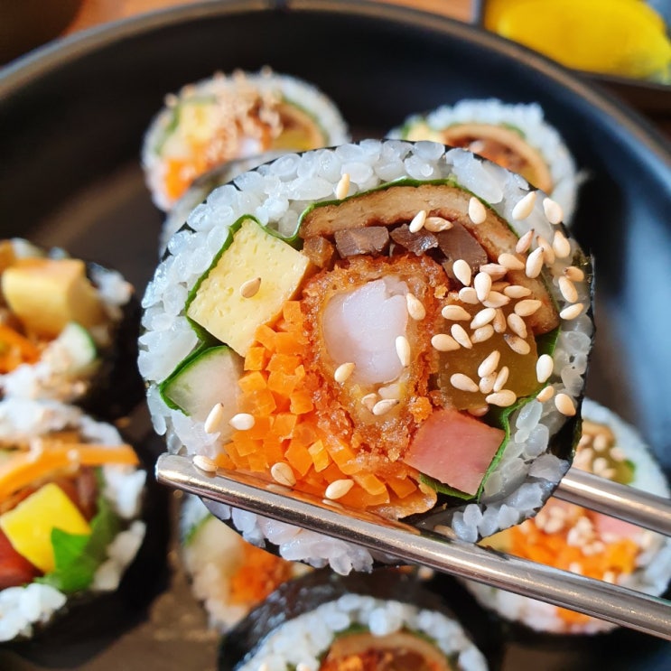  【남성역】 싸다김밥 킹스팸김밥 / 치즈 라볶이 / 새우김밥 