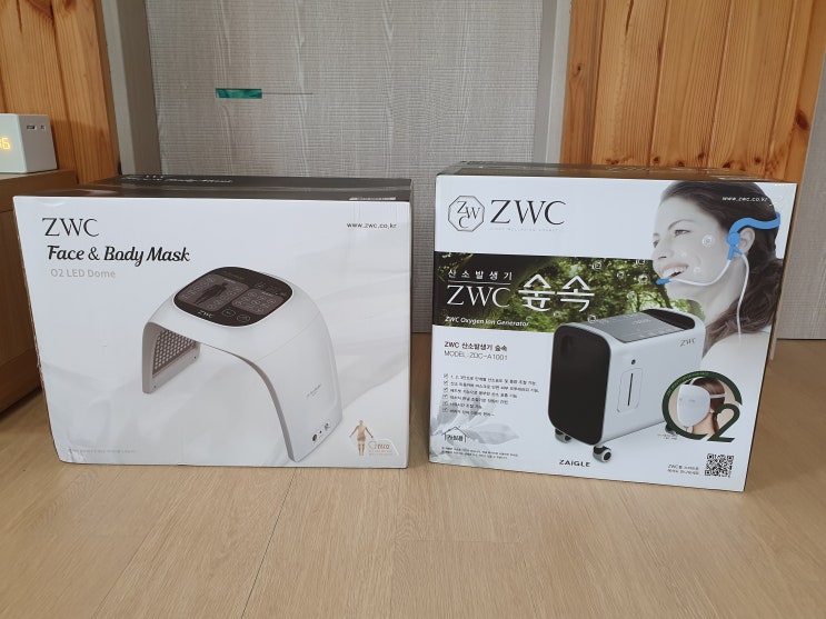  오연서마스크 ZWC 페이스앤바디마스크로 LED마스크와 산소테라피를 한 번에!
