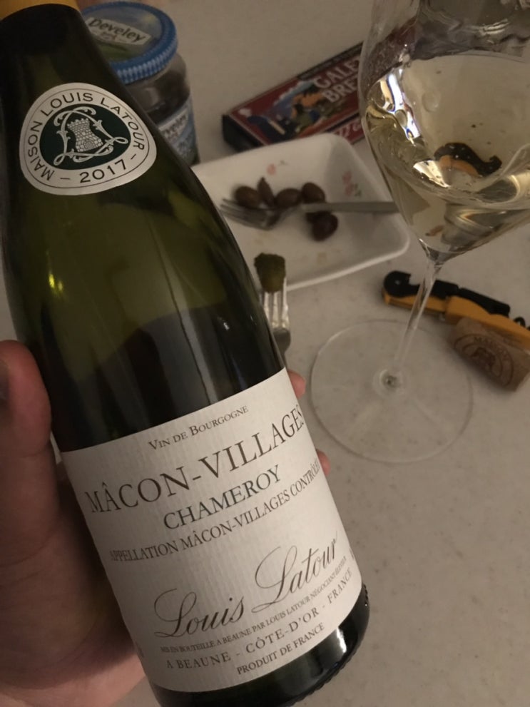  루이 라뚜르 마콩 빌라주 샤므르와 2017, Louis Latour Macon-Village Chameroy 2017