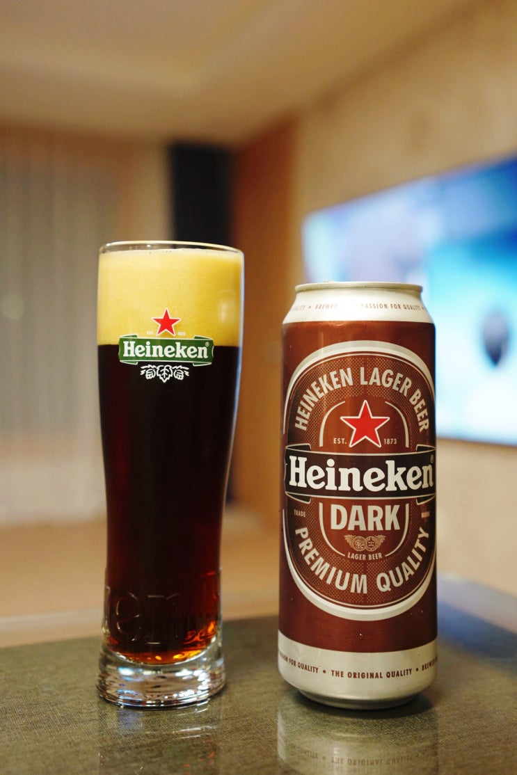 쌉쌀한 흑맥주! 하이네켄 다크라거 Heineken DARK