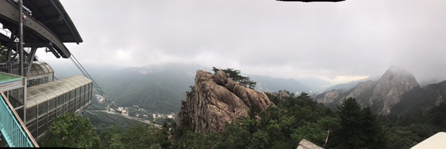  설악산 케이블카(만원 내고 안개만 보고 왔다네)