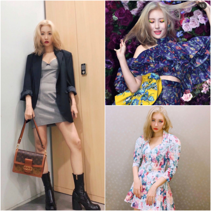 선미 날라리 쇼케이스, 엠넷, 뮤직뱅크 출근길 패션 살펴보기