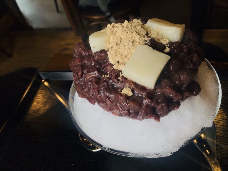  까치산역 카페, 팥장군에서 진짜 팥빙수 먹어요!