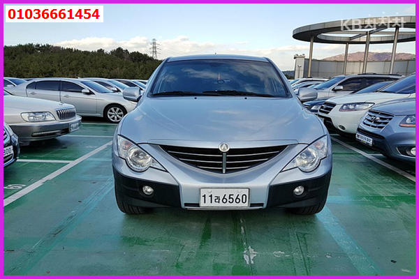  쌍용 액티언 282000 km 은색 디젤 오토 07년01월 (07년형) 자체할부사 보유 조건없는 중고차전액할부가능!!