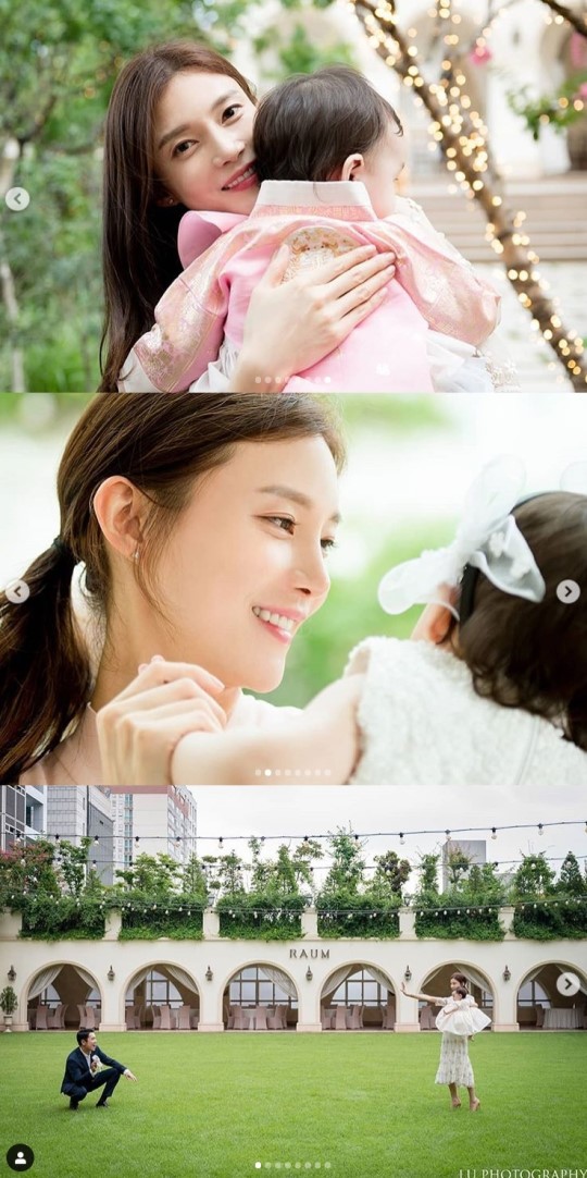 차예련, 주상욱과 딸 돌잔치 사진 "내 전부 주주부녀" 차예련, 주상욱과 딸 돌잔치 사진 "내 전부 주주부녀"