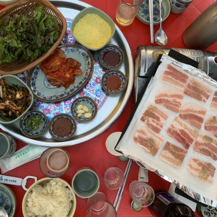  광명 철산 맛집 냉동삼겹살 달마식당