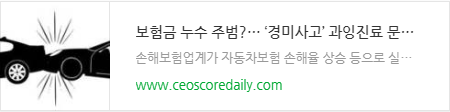 보험금 누수 주범?… ‘경미사고’ 과잉진료 문제 개선되나 보험금 누수 주범?… ‘경미사고’ 과잉진료 문제 개선되나