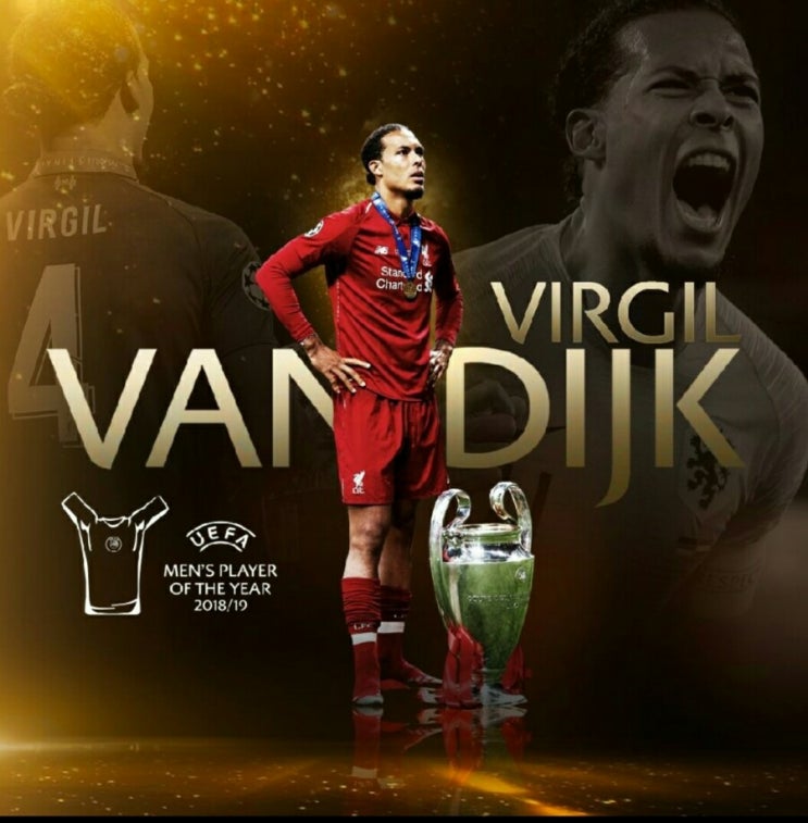 [오피셜] UEFA 남자 올해의 선수상 수상자는 버질 반 다이크
