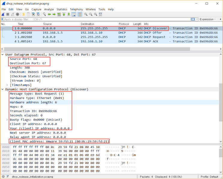  [네트워크 보안] Wireshark를 통한 패킷 분석(DHCP, DNS)