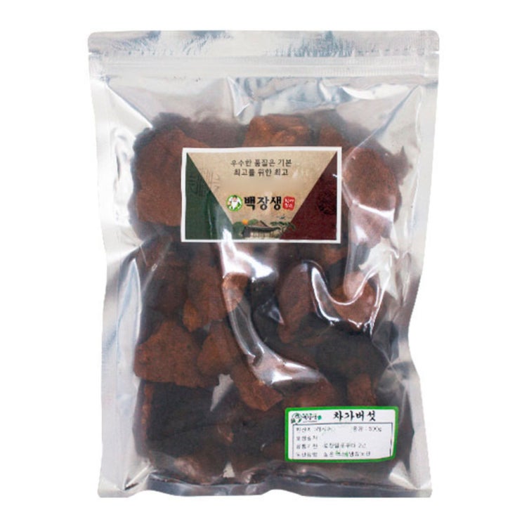 백장생 차가버섯, 500g, 1개 백장생 차가버섯, 500g, 1개
