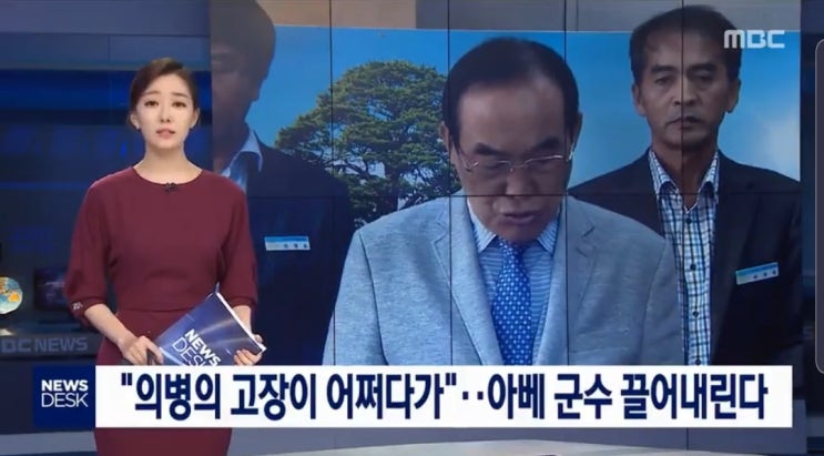  정상혁 보은군수 아베옹호 망언