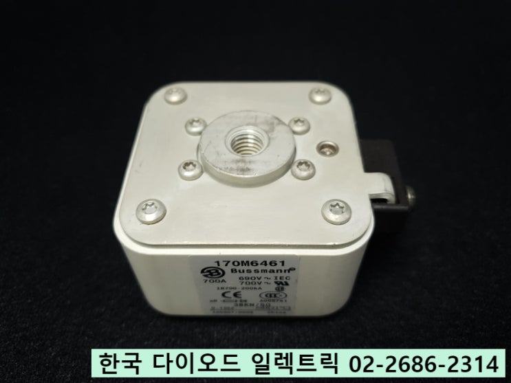  170M6461 정품 특가 판매점 BUSSMANN 690V 700A 700V 유럽 CE인증