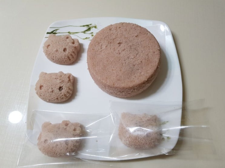  홈메이드 건강간식 쉽게 딸기설기 떡케익 만들기