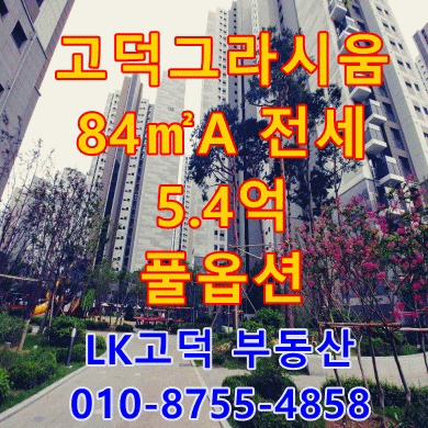  고덕그라시움 84A타입 전세