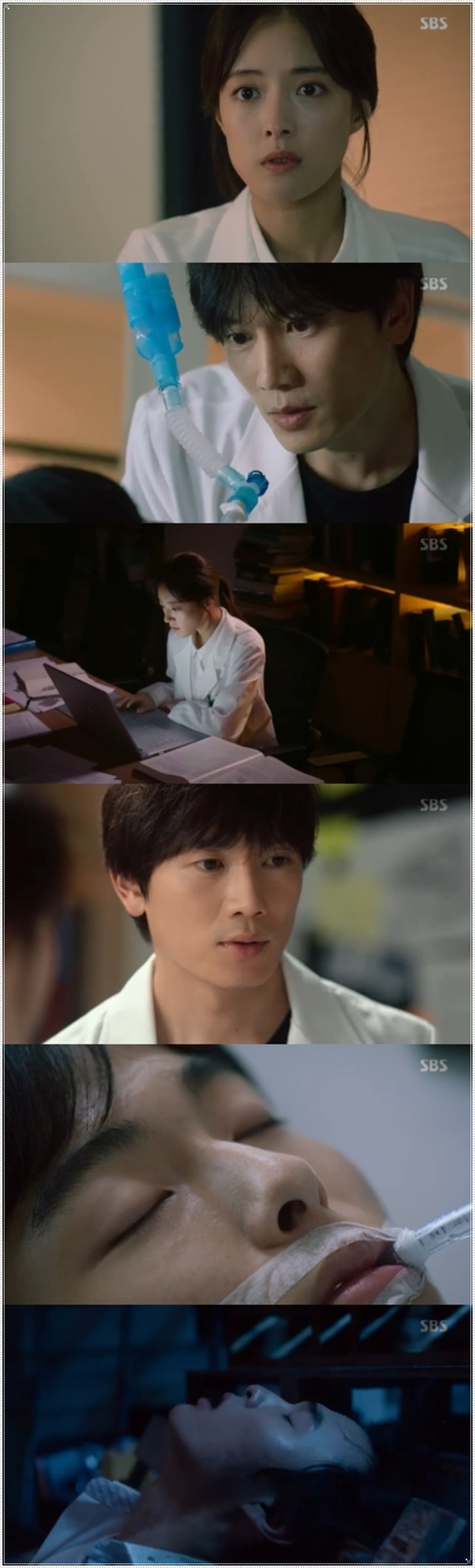 '의사요한' 13회에서는 차요한(지성)이 이기석(윤찬영)에 '척추동맥박리'를 의심하는 모습이