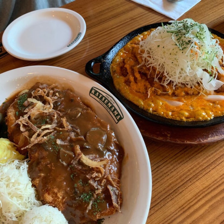  [정자동 맛집] 철판 치즈 누룽지 돈카츄가 유명한 카츄마마 후기!