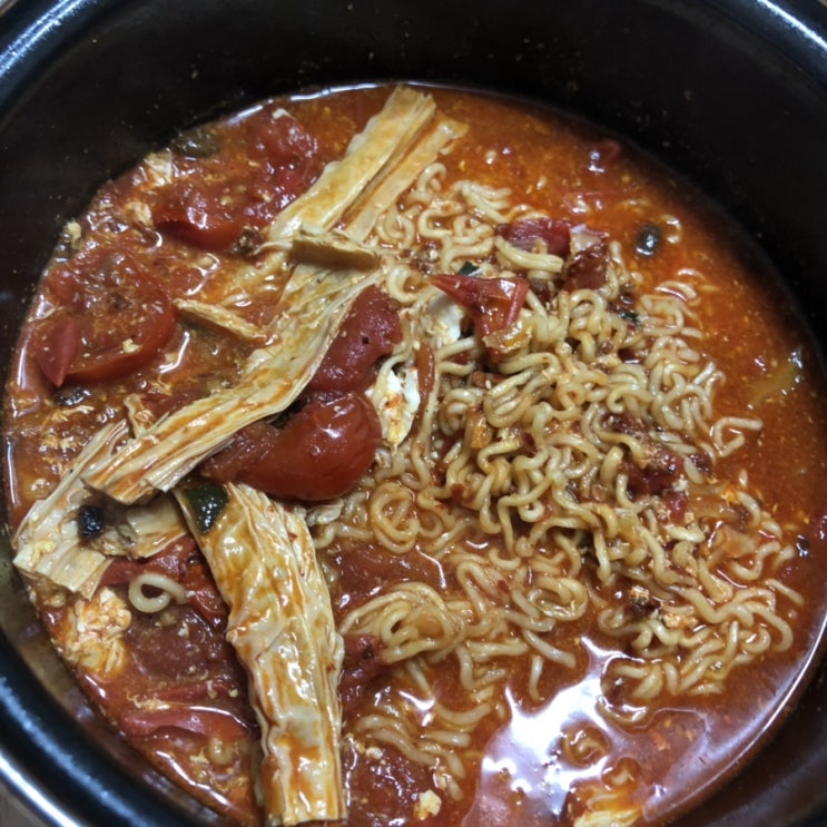 천러라면으로 시작한 하루