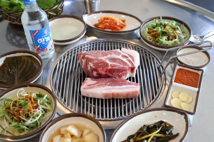  제주 함덕 흑돼지 맛집 바다 건너 꼭 먹어봐야 할 칠돈가!