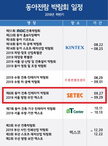  [동아전람]2019 수원 건축·인테리어, 차·공예박람회 관람후기