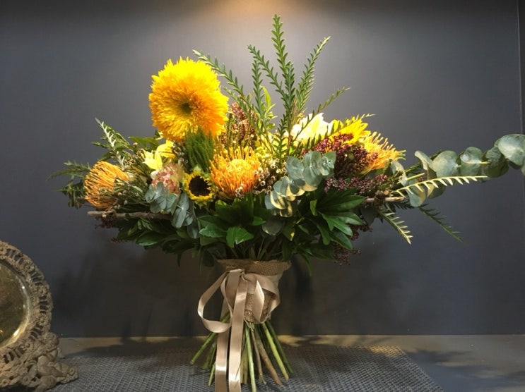  Horizontal bouquet,wedding class,연희동플라워아틀리에,플로데루시,플라워아티스트전지훈
