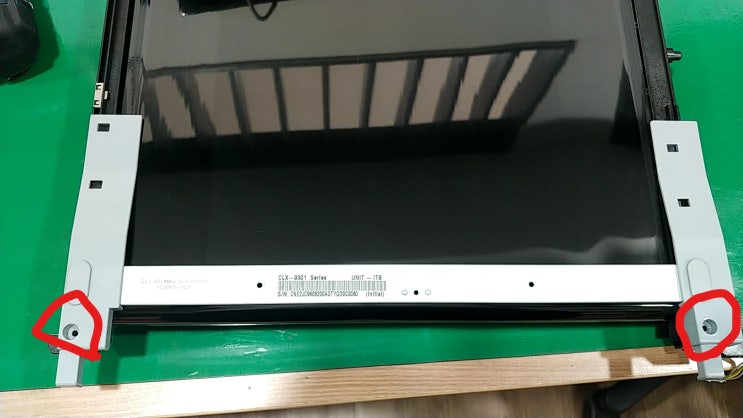  [CLX-9201NA, X3220NR, X4220RX 전사벨트 Q분해 청소]