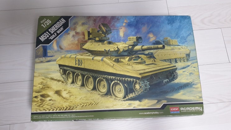  [제작] Academy M551 SHERIDAN 아카데미 쉐리든 걸프워 01