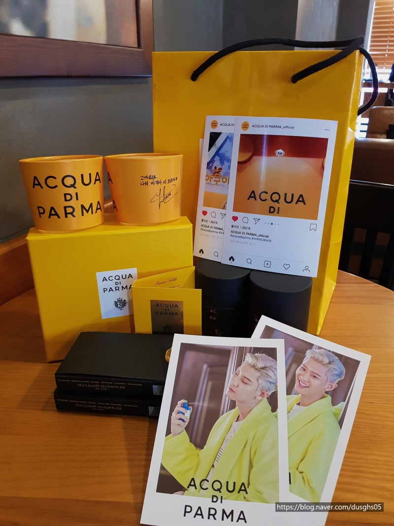 EXO燦烈香水：Acqua di Parma 樂天百貨總店 Signature of Sun 活動