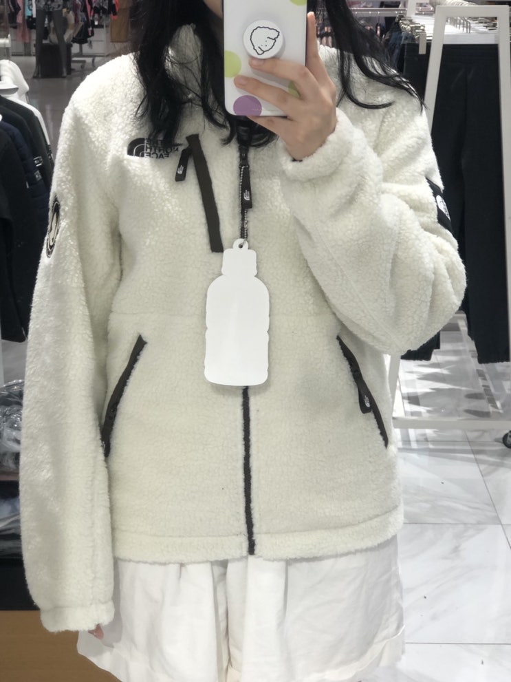  [review] 노스페이스 리모 플리스 자켓 NJ4FK51J 아이보리