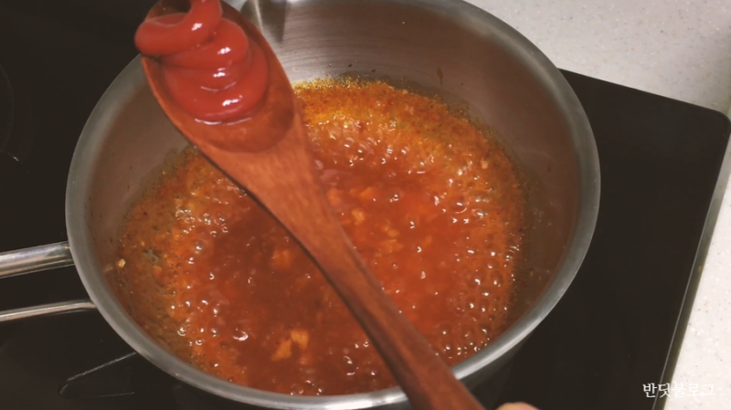 양념치킨소스 레시피 + 콜팝 만들기(에어프라이어 팝콘치킨) +영상 : 네이버 블로그