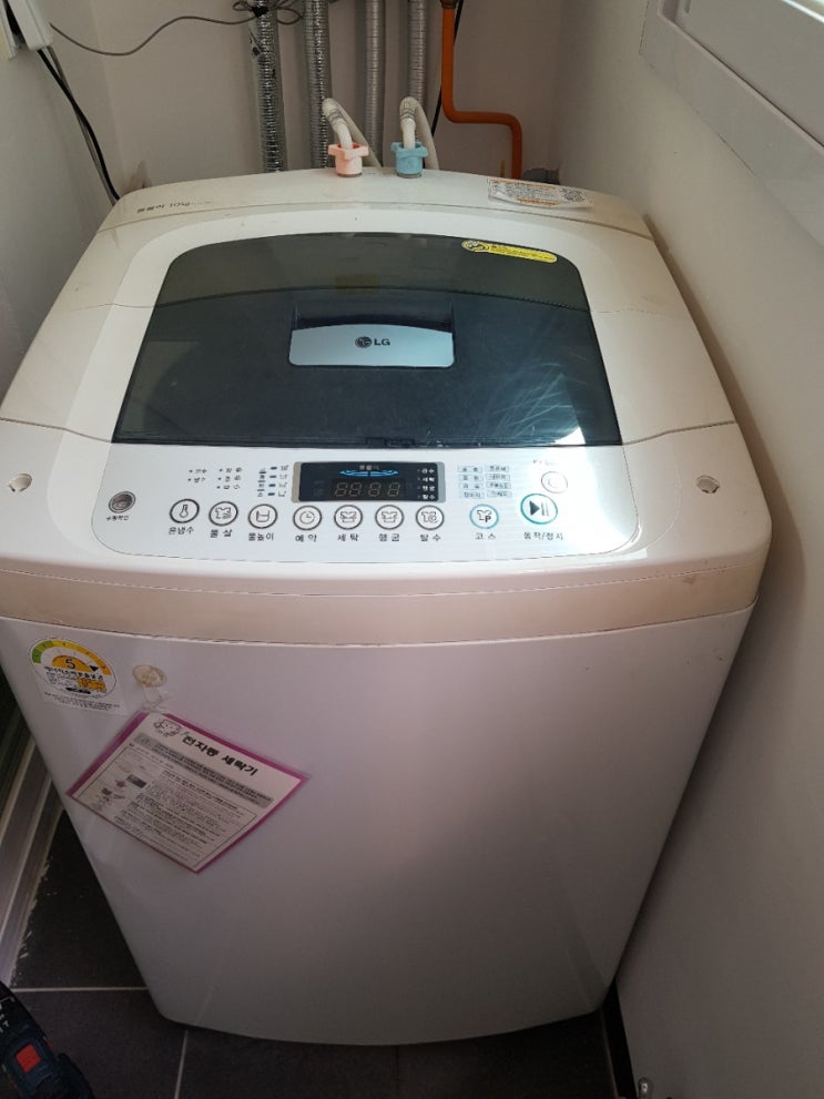 인천남동구세탁기청소 만수동 통돌이세탁기10kg 새것으로 만들었어요