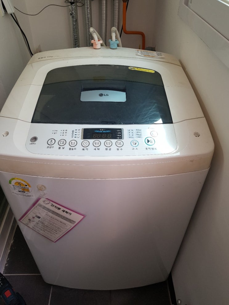  인천남동구세탁기청소 만수동 통돌이세탁기10kg 새것으로 만들었어요