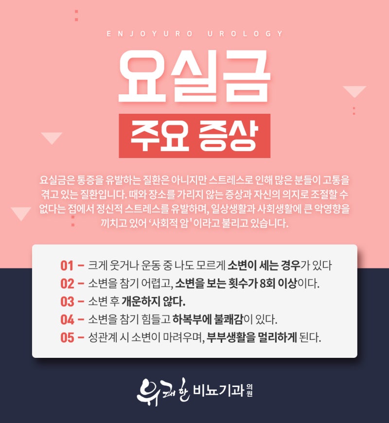 절박성, 복압성 요실금이 의심되지만 4