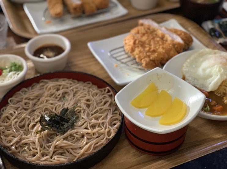  울산 삼산 맛집/ 돈까스 냉모밀 맛집 섬섬옥수