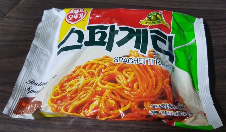  오뚜기 스파게티 라면 스파게티면 칼로리(열량) 및 영양성분 정보, 나트륨 함량