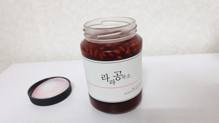 수제청답례품 라라공작소 수제 석류오미자청으로 석류 에이드 만들기