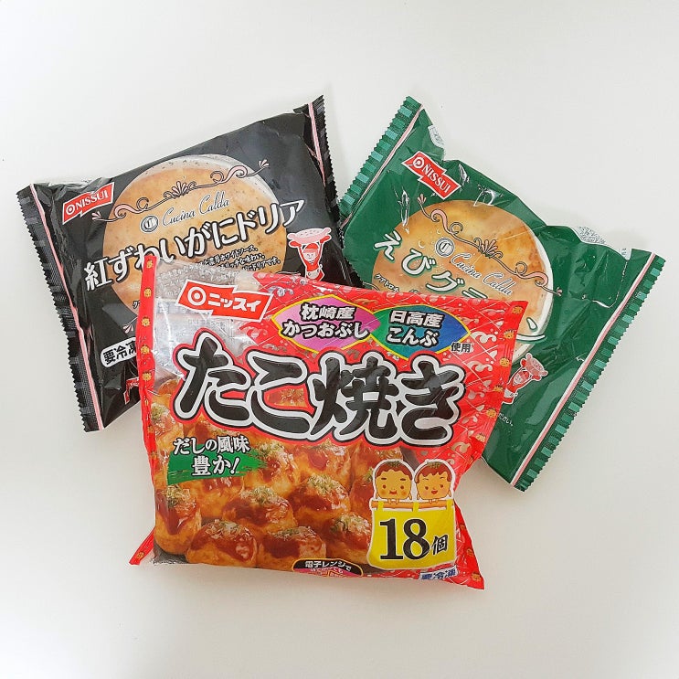 냉동식품 간편식품 닛스이로 일본음식 일본요리 즐겨요.
