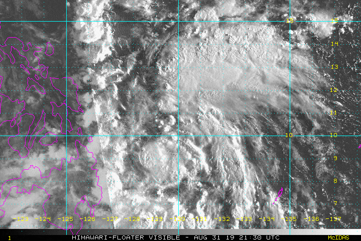 제 13호 태풍 링링(201913, 15W TS Lingling), 필리핀 동쪽 해상에서 발생. 향후 한반도 영향 가능성 존재.